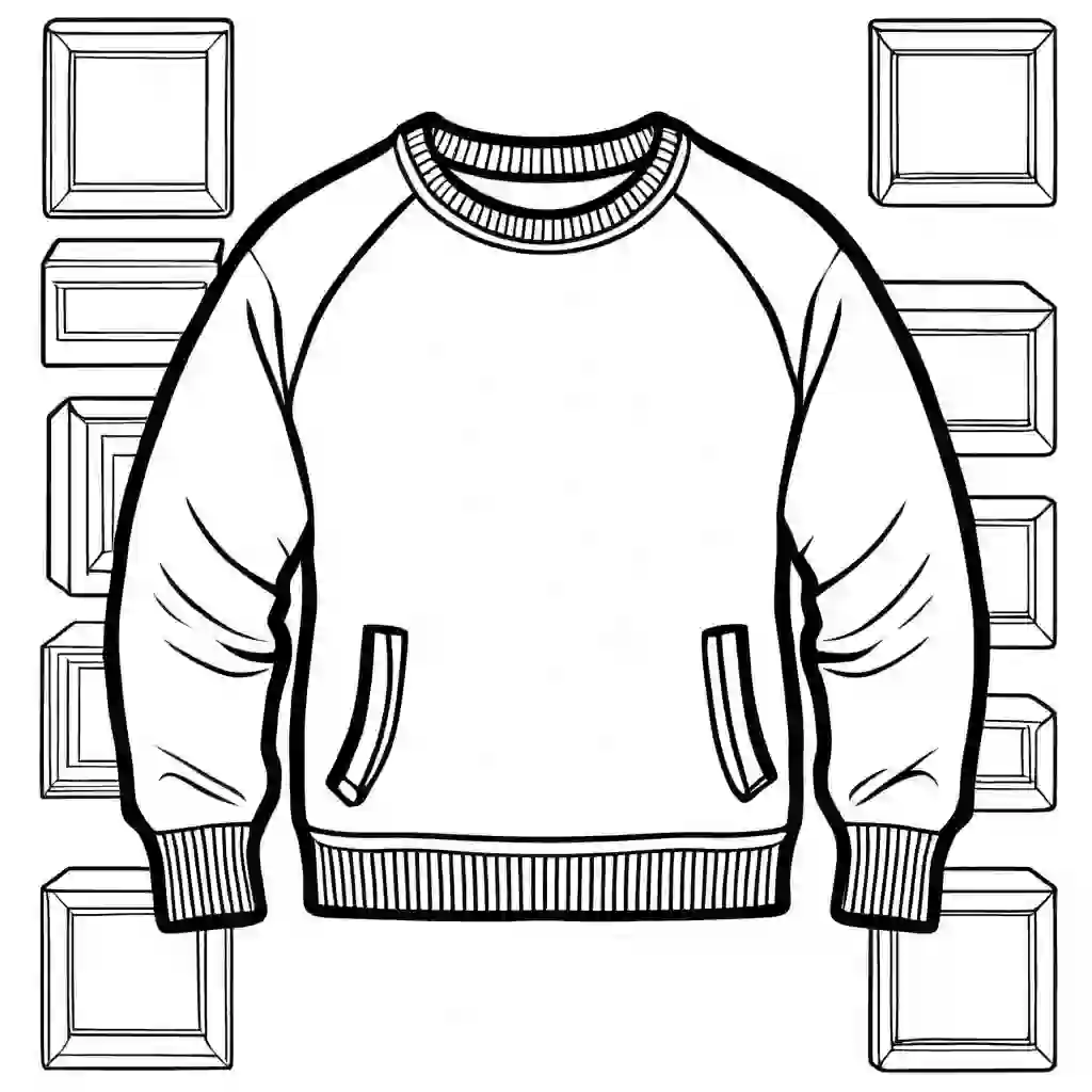 Sweaters coloring pages